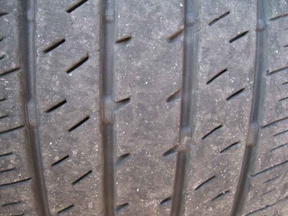 Center of Worn Tire