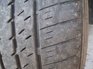 Outer side of Worn Tire