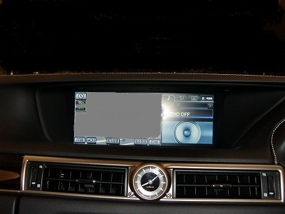 Large size LDC Display of New LEXUS GS350